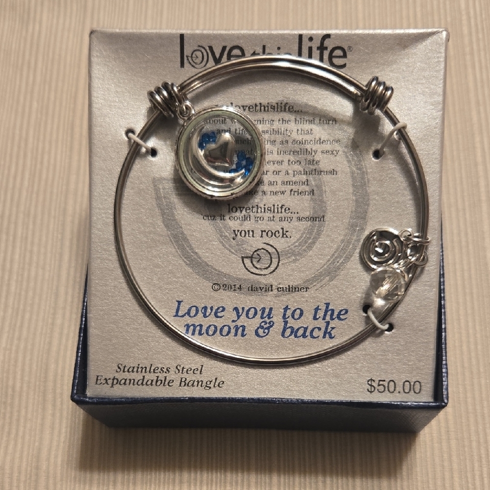 Silver Expandable Bangle